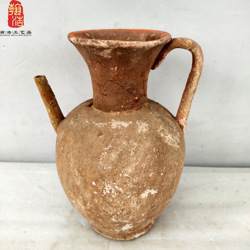 古代陶壶酒壶摆件影视道具博物馆展览品