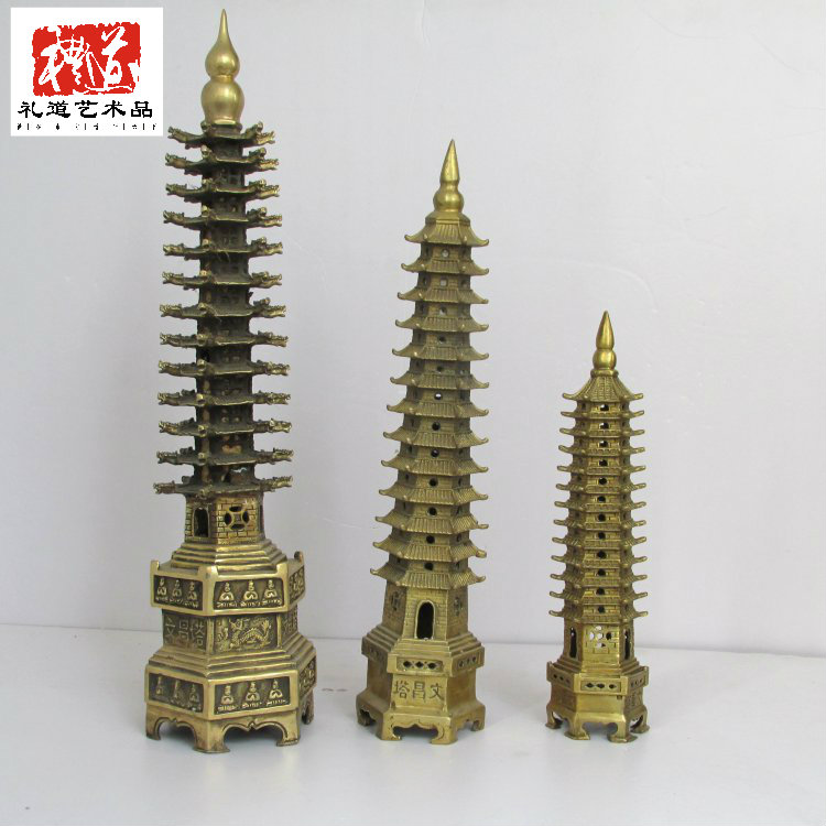 郑州文昌塔纯铜工艺品摆件